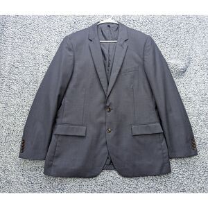 J. Crew 100% Wool Thompson Blazer Mens 44R 2-Button Office Career Formal Blue